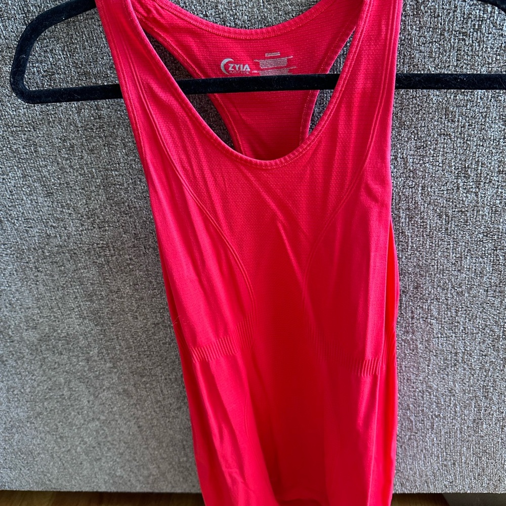 Red ZYIA Women’s Workout Tank Top